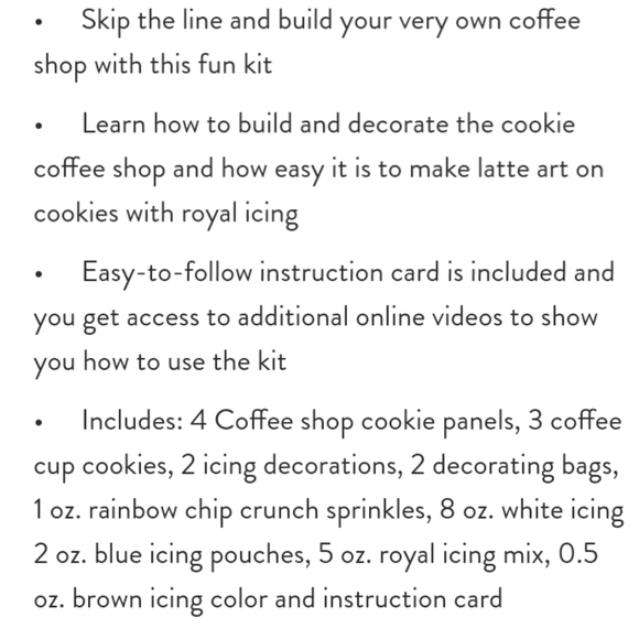 🆕️♥️LAST 1♥️☕Wilton Shop Cafe Cookie Kit - Picture 6 of 6